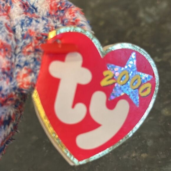 Vintage 2000 Ty Beanie Babies USA 9" Bean Bag Plush With Tags - Picture 9 of 10